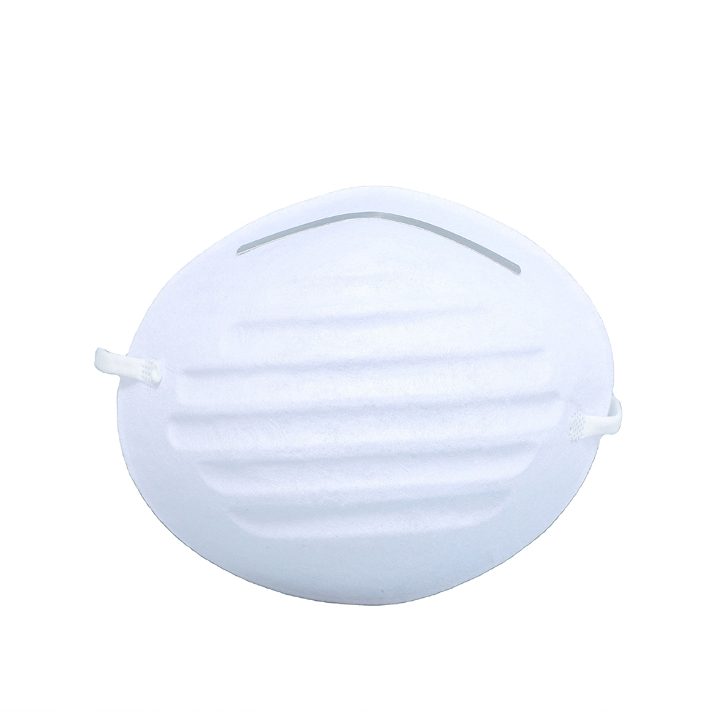Wholesale 1-Ply PP Spunbond Cup Dust Mask with Head Strap