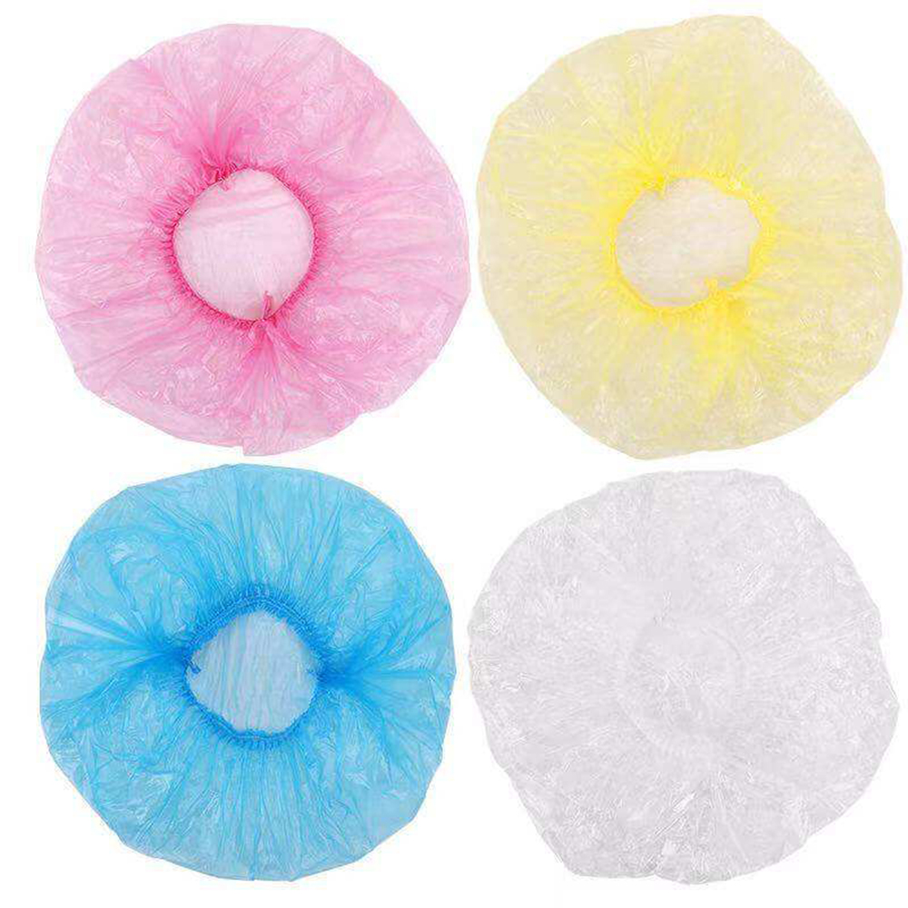 Wholesale Disposable Plastic Shower Caps with Elastic Edge