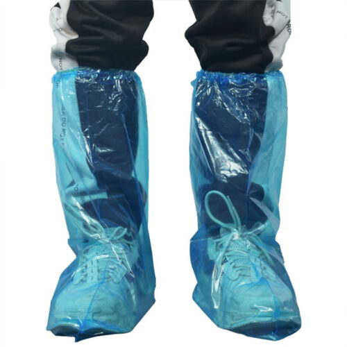 Disposable PE CPE Elastic Boot Covers for Wholesale Supply