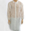 Clear Disposable PE Button-Front Lab Coat for Wholesale Clear Disposable PE Button-Front Lab Coat for Wholesale
