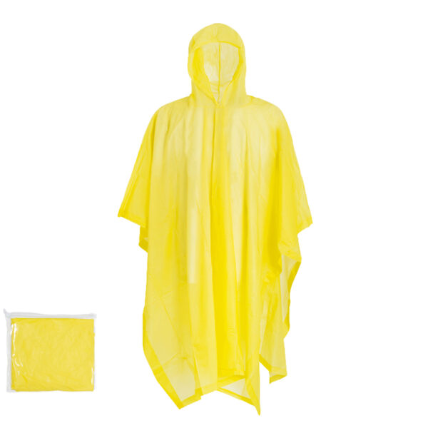 Adult PVC Hooded Pullover Rain Poncho for Wholesale Supply