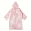Custom Printed EVA Hooded Raincoat for Wholesale Supply