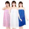Disposable Nonwoven Spa Wrap Bathrobe for Wholesale Orders Disposable Nonwoven Spa Wrap Bathrobe for Wholesale Orders