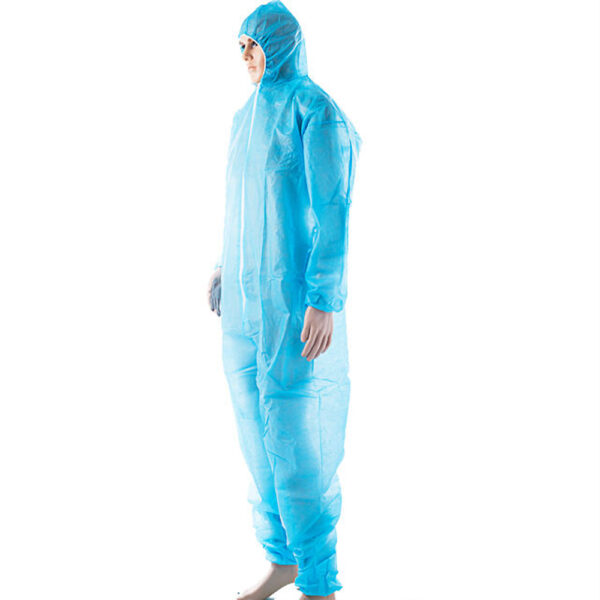 Disposable Hooded Coveralls with Zipper for Bulk Supply