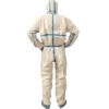 Wholesale Hooded Protective Coverall with Blue Taped Seams
