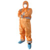 Wholesale Disposable Reflective Tape Coverall with Hood
