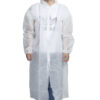 Clear Disposable PE Button-Front Lab Coat for Wholesale Clear Disposable PE Button-Front Lab Coat for Wholesale
