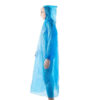 Disposable PE CPE Hooded Rain Coats for Wholesale Supply