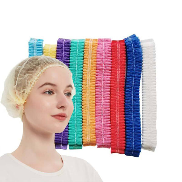 Disposable PP Nonwoven Clip Caps for Industrial Wholesale Disposable PP Nonwoven Clip Caps for Industrial Wholesale