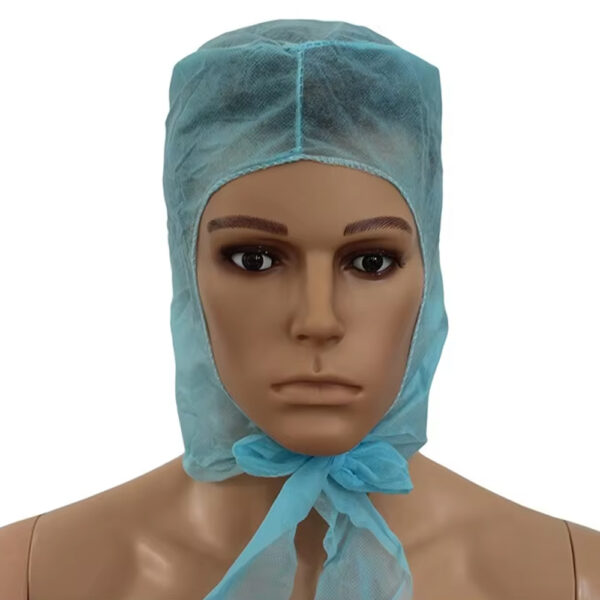 Disposable PP Astronaut Cap with Ties for Wholesale Orders Disposable PP Astronaut Cap with Ties for Wholesale Orders