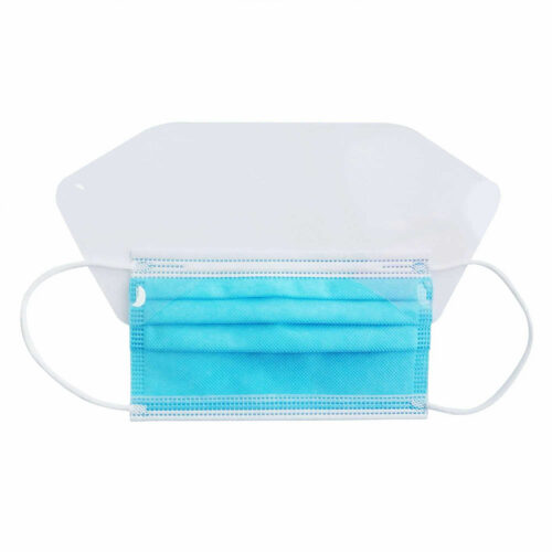 3-Ply SBPP Face Mask with Eye Shield for Wholesale Supply 3-Ply SBPP Face Mask with Eye Shield for Wholesale Supply