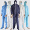 Disposable Hooded Coveralls with Zipper for Bulk Supply