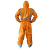 Wholesale Disposable Reflective Tape Coverall with Hood