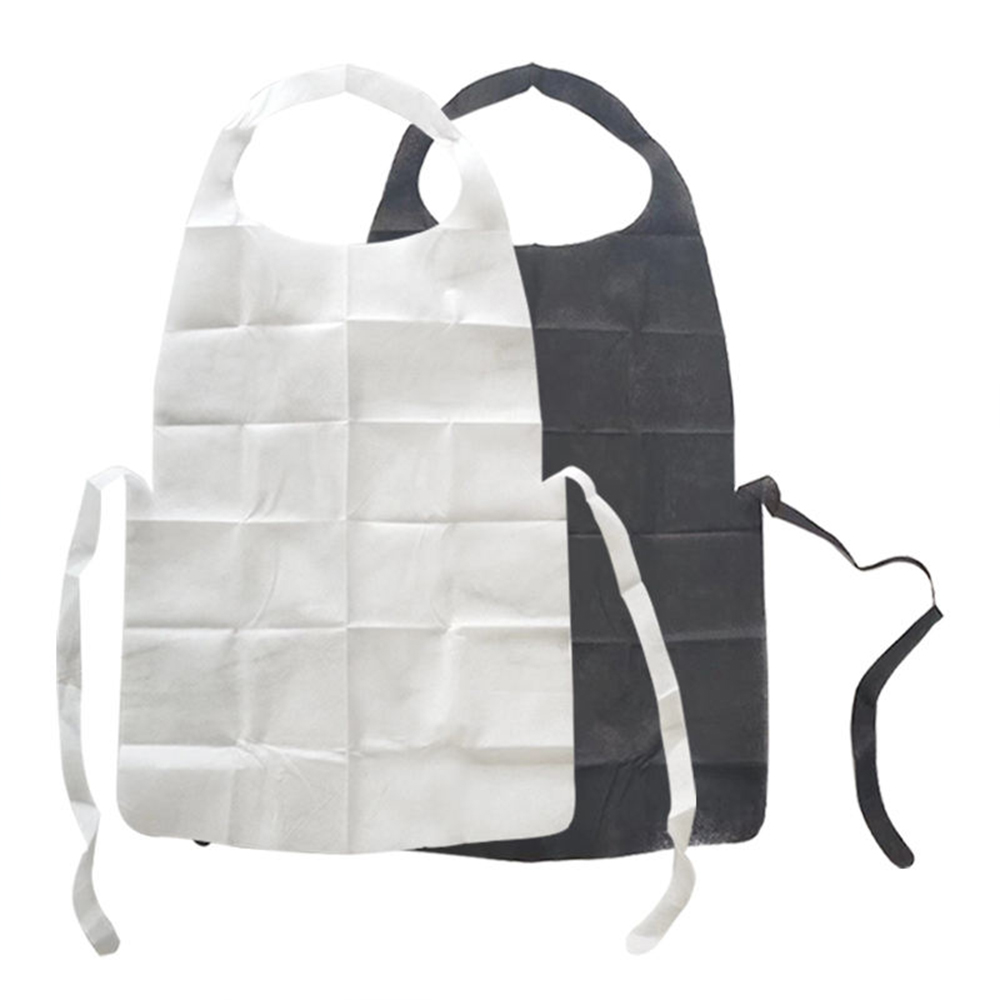 Disposable Nonwoven Bib Apron with Ties for Bulk Supply