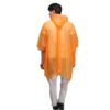 Adult PVC Hooded Pullover Rain Poncho for Wholesale Supply