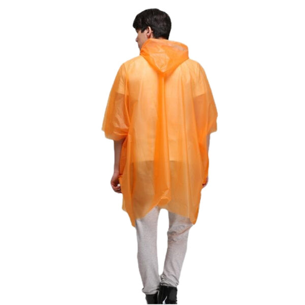 Adult PVC Hooded Pullover Rain Poncho for Wholesale Supply