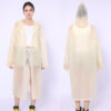 Custom Printed EVA Hooded Raincoat for Wholesale Supply