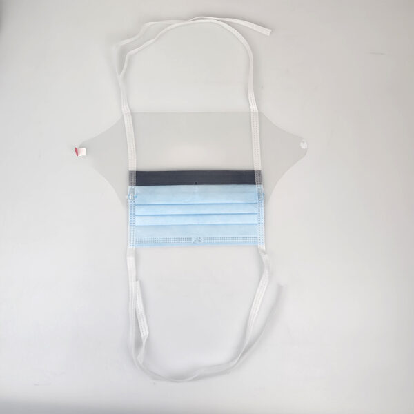 Disposable PP Tie-On Face Mask with Eye Shield Wholesale