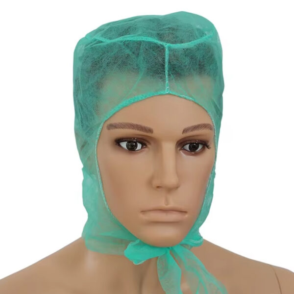 Disposable PP Astronaut Cap with Ties for Wholesale Orders Disposable PP Astronaut Cap with Ties for Wholesale Orders