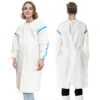 Microporous Chemo Gown with Blue Taped Seams for Wholesale