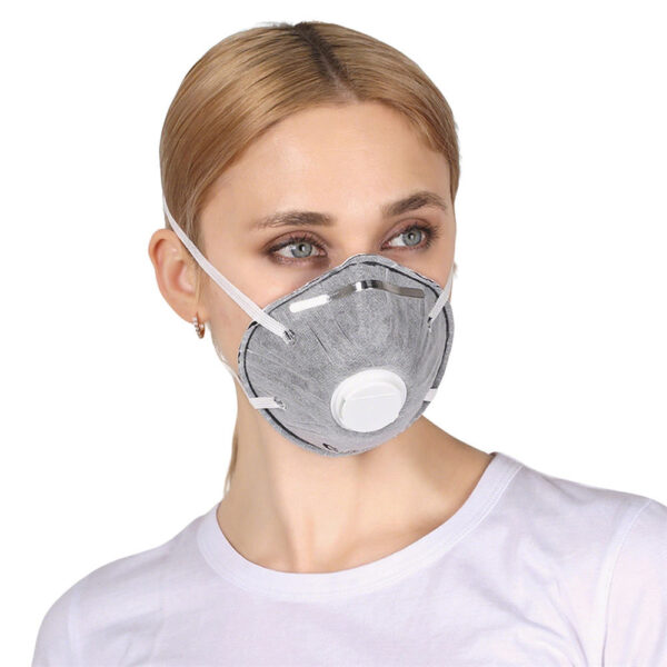 Activated Carbon Cup Mask with Head Straps for Wholesale