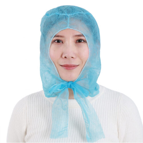 Disposable PP Astronaut Cap with Ties for Wholesale Orders Disposable PP Astronaut Cap with Ties for Wholesale Orders