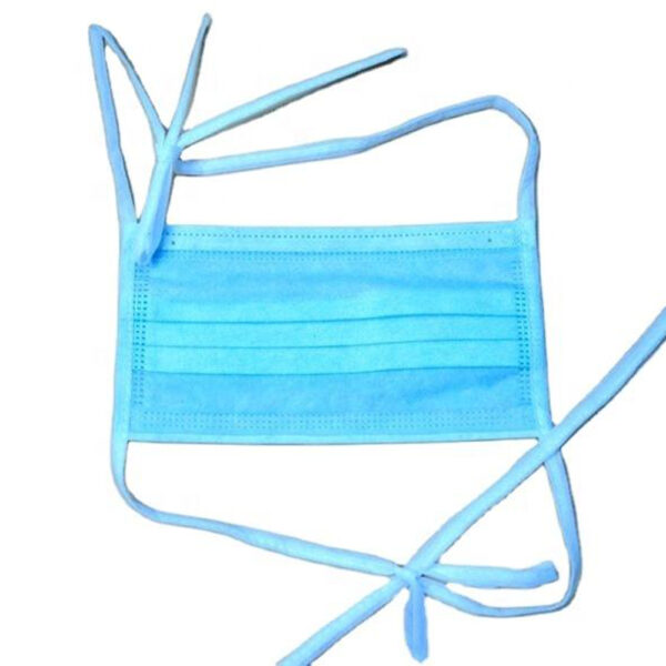 Wholesale 3-Ply Tie-On Disposable Face Masks for Buyers