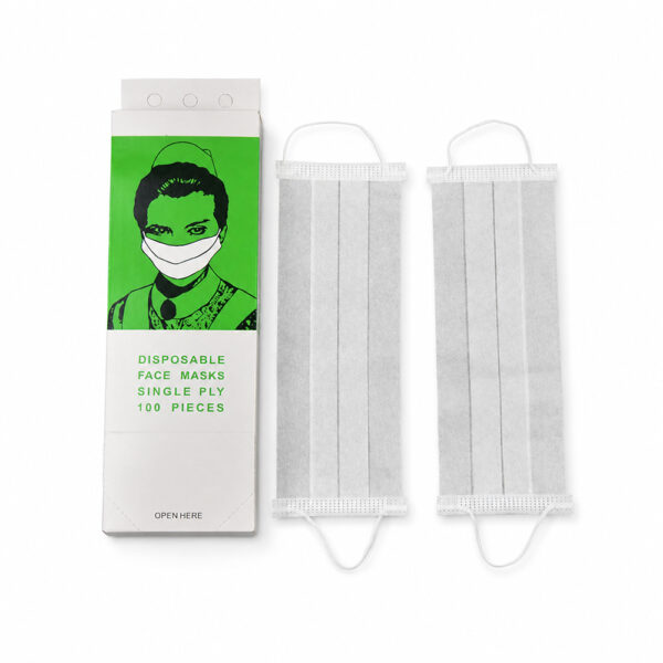 Disposable Paper Ear-Loop Face Masks for Bulk Wholesale
