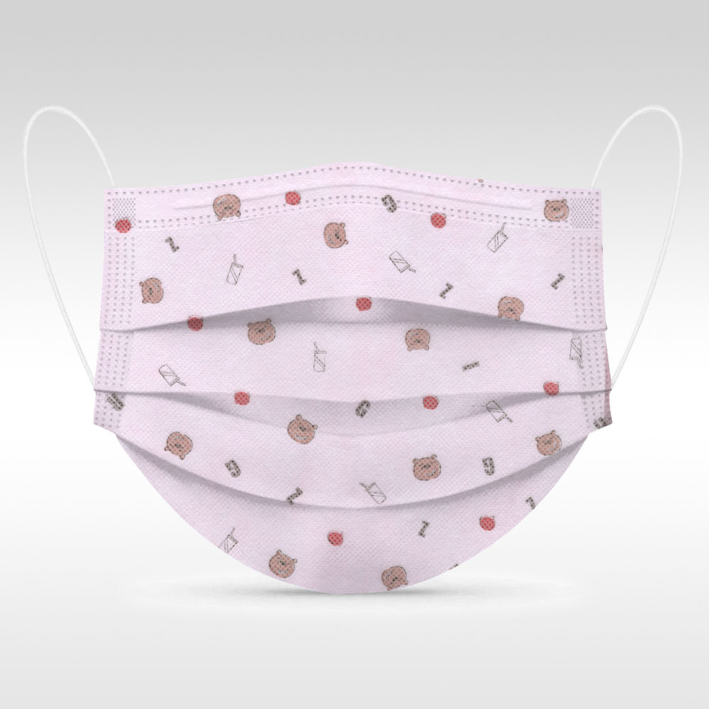 Wholesale Disposable Printed Spunlace Ear Loop Face Mask