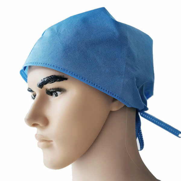 Disposable PP Doctor Cap with Ties for Wholesale Supply