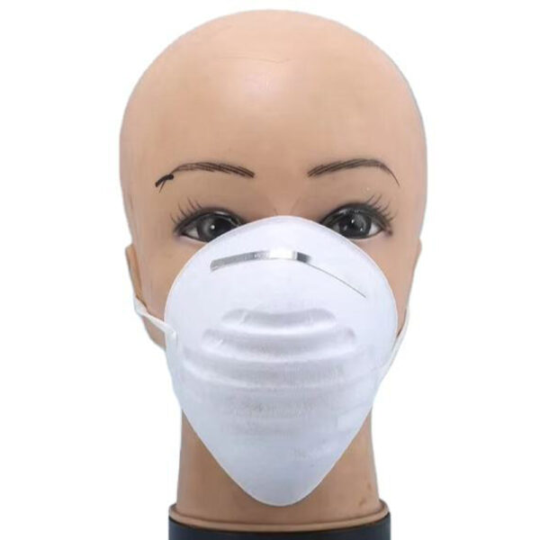 Wholesale 1-Ply PP Spunbond Cup Dust Mask with Head Strap