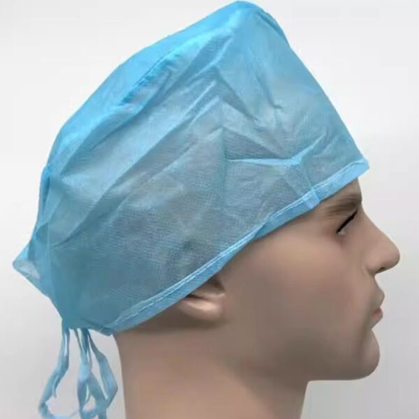 Disposable PP Doctor Cap with Ties for Wholesale Supply Disposable PP Doctor Cap with Ties for Wholesale Supply