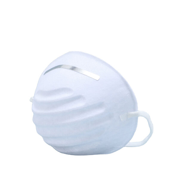 Wholesale 1-Ply PP Spunbond Cup Dust Mask with Head Strap Wholesale 1-Ply PP Spunbond Cup Dust Mask with Head Strap