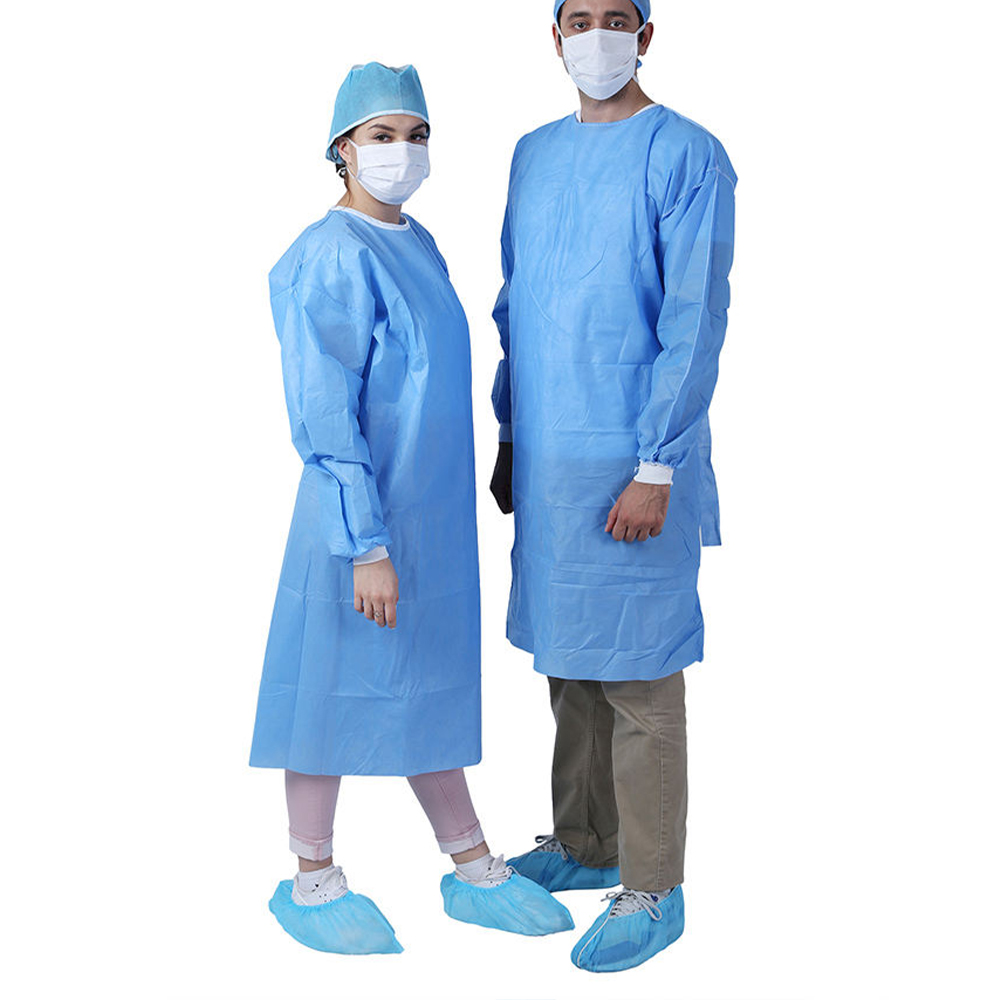 Disposable Reinforced SMS Surgical Gown Wholesale Supply