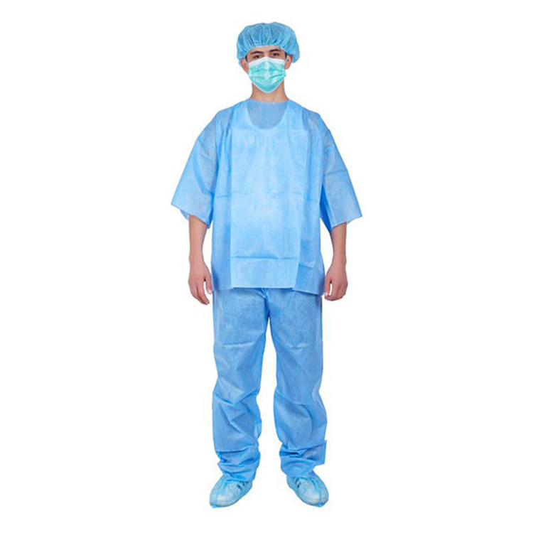 OEM Disposable PP SMS Scrub Uniform Sets for Healthcare