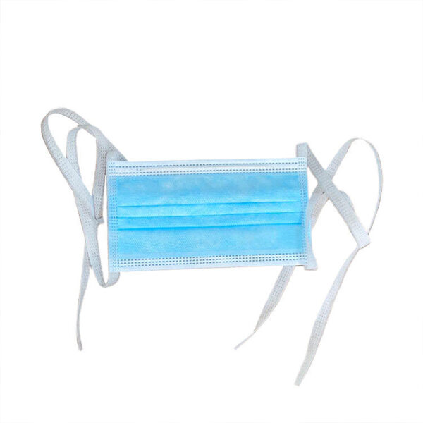 Wholesale Three-Layer SBPP Tie-On Face Mask for Hygiene