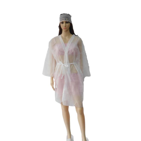 Shawl Collar Disposable Kimono Gown for Bulk Procurement Shawl Collar Disposable Kimono Gown for Bulk Procurement