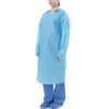 Disposable CPE Isolation Gown with Waist Ties Wholesale