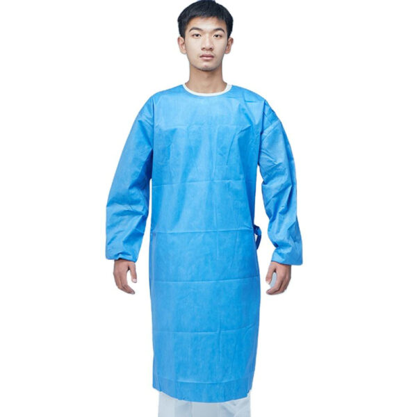 Disposable SMS Reinforced Surgical Gown Factory Wholesale