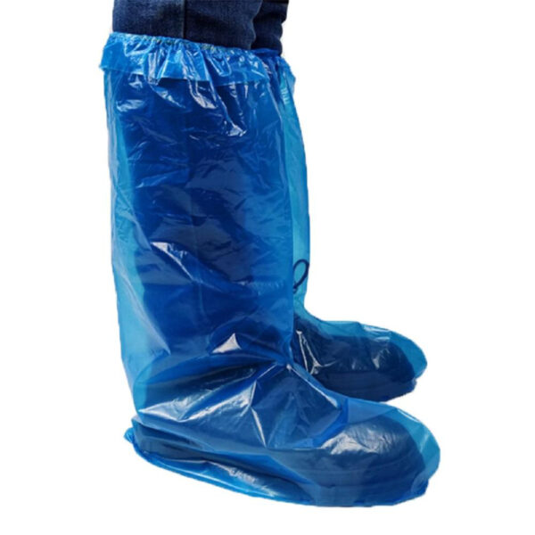 Blue Plastic Boot Covers for Commercial Wholesale Supply Blue Plastic Boot Covers for Commercial Wholesale Supply
