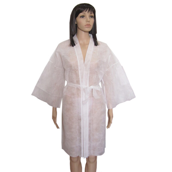 Shawl Collar Disposable Kimono Gown for Bulk Procurement Shawl Collar Disposable Kimono Gown for Bulk Procurement