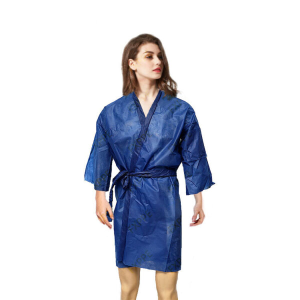 Disposable PP SMS Kimono Gown for Wholesale Procurement
