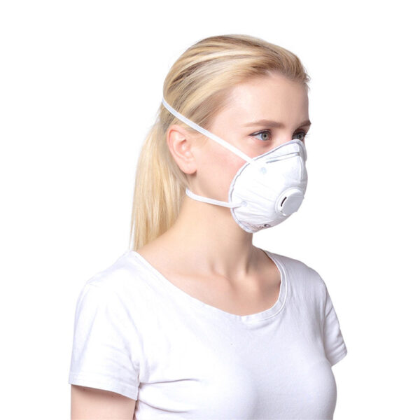 3-Ply Cup Dust Mask with Valve for Bulk Wholesale Supply 3-Ply Cup Dust Mask with Valve for Bulk Wholesale Supply