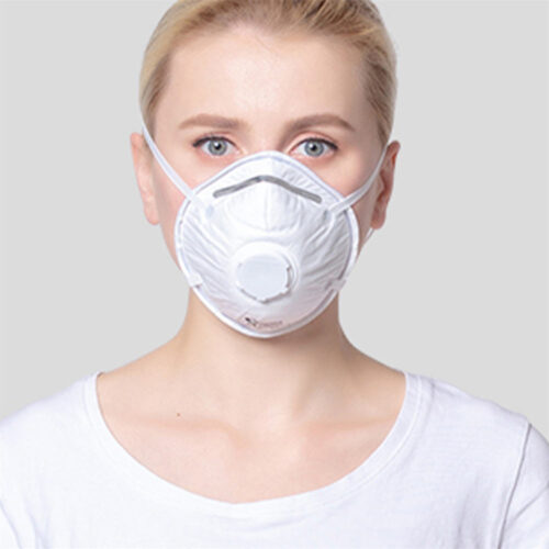3-Ply Cup Dust Mask with Valve for Bulk Wholesale Supply 3-Ply Cup Dust Mask with Valve for Bulk Wholesale Supply