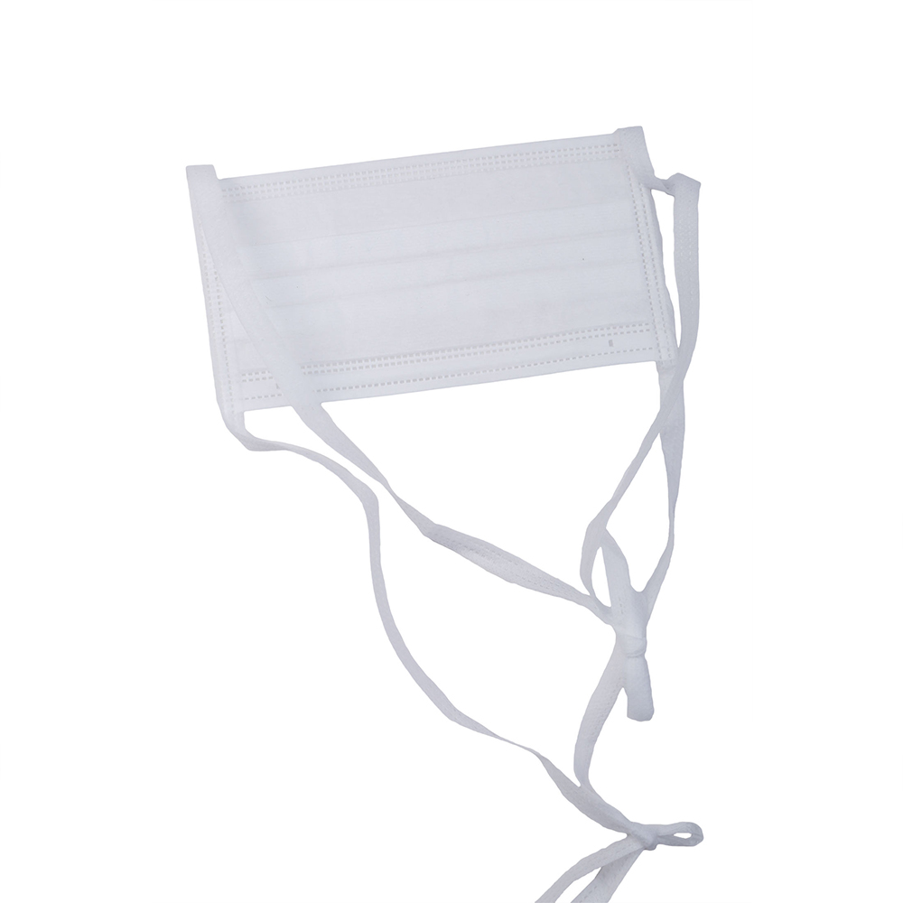 3-Ply Disposable Tie-On Face Mask for Bulk Supply Orders
