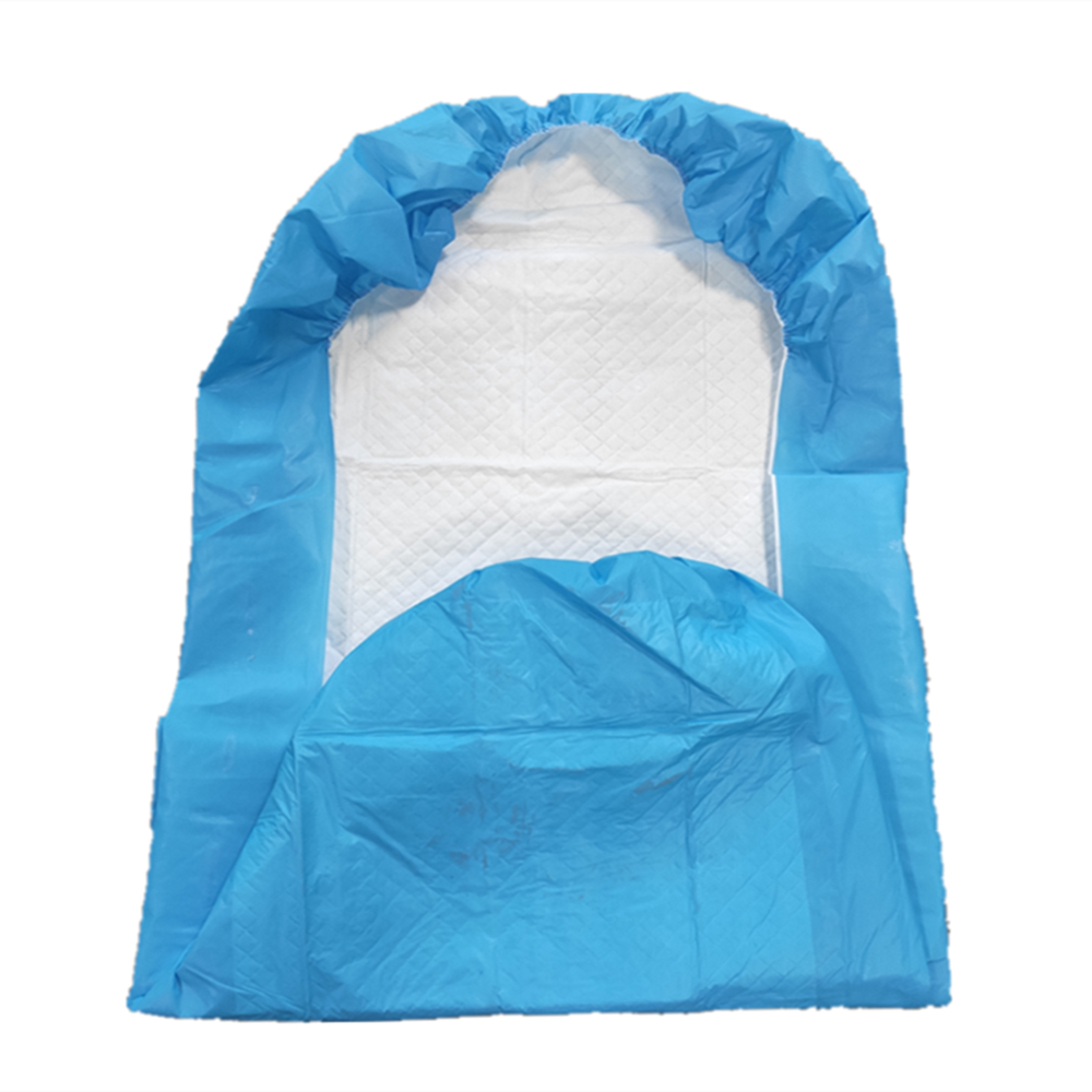 Bulk Supply Disposable Absorbent Bed Cover with Elastic Edge