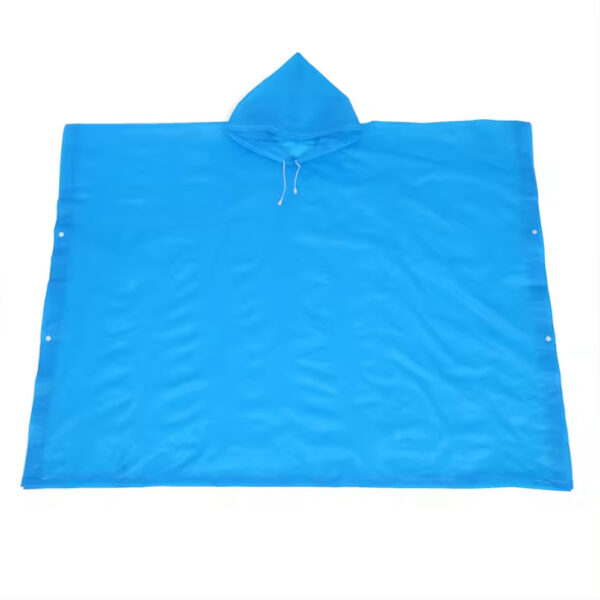 Custom PVC Hooded Rain Poncho for Bulk Workwear Procurement