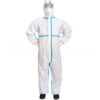 Disposable Blue Taped Hooded Coveralls for PPE Wholesale