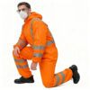 Disposable Coverall with Reflective Tapes for Wholesale