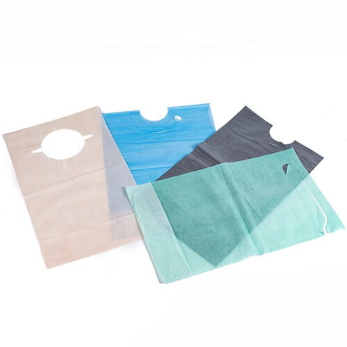Disposable Dental Bibs with PE Film for Wholesale Supply